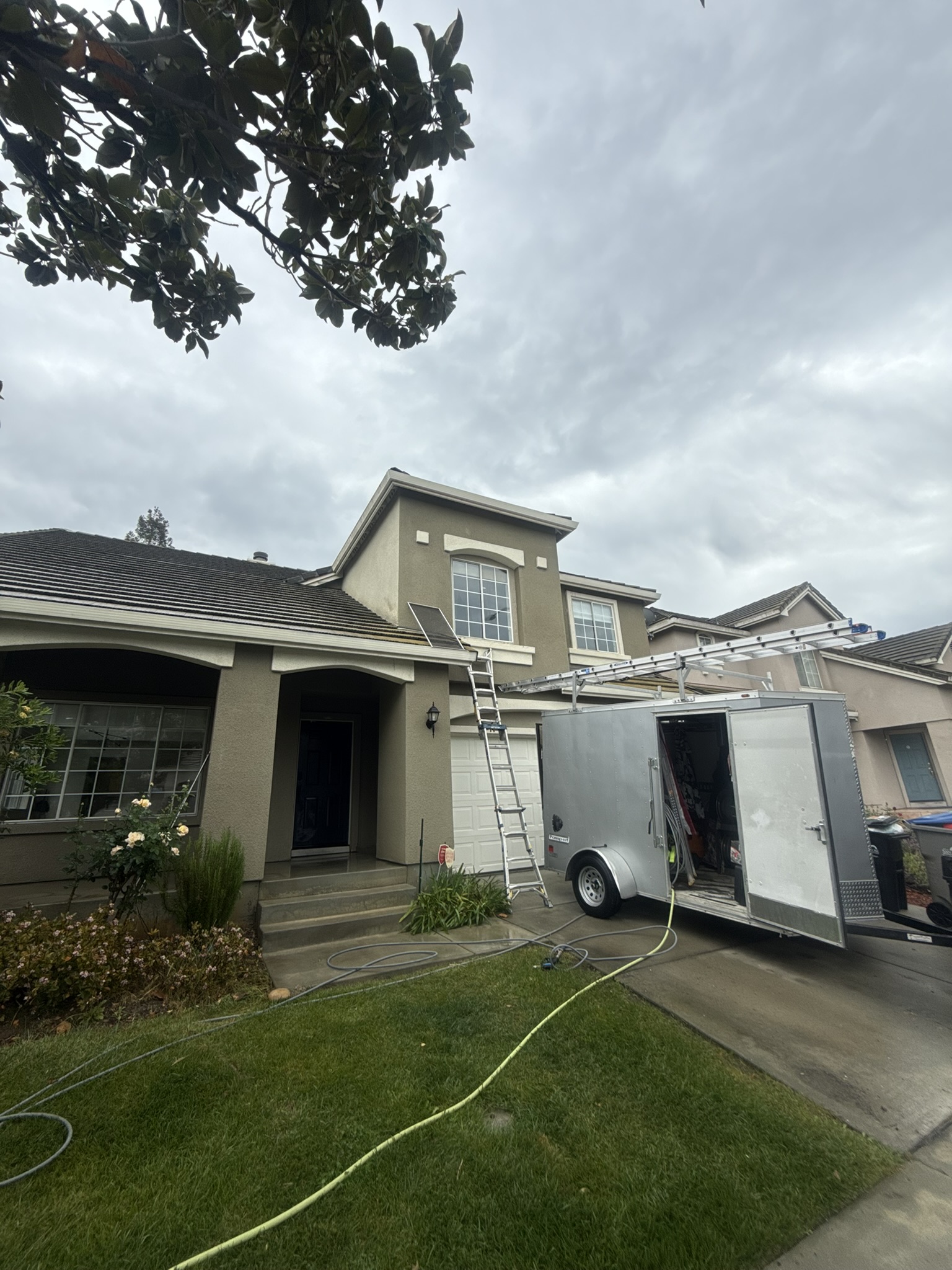 San Jose house soft wash