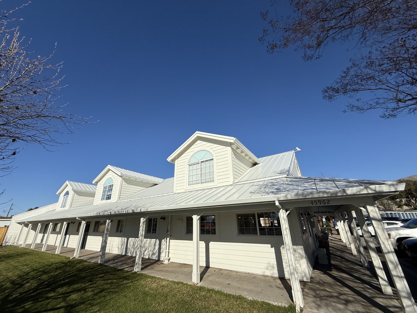 After — Fremont metal standing seam roof cleaned, oxidation removed