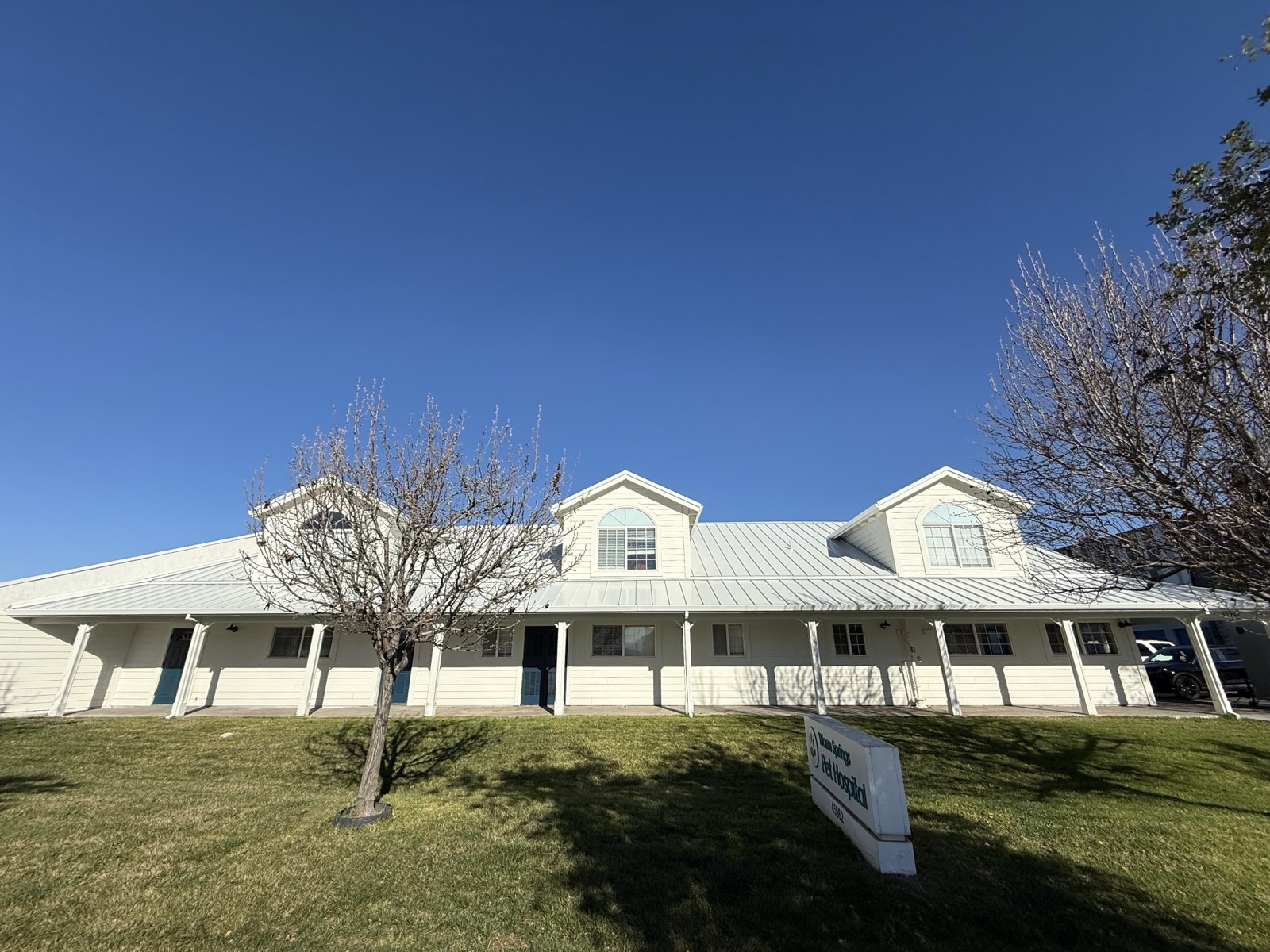 After — Fremont metal roof panel faces restored to original finish