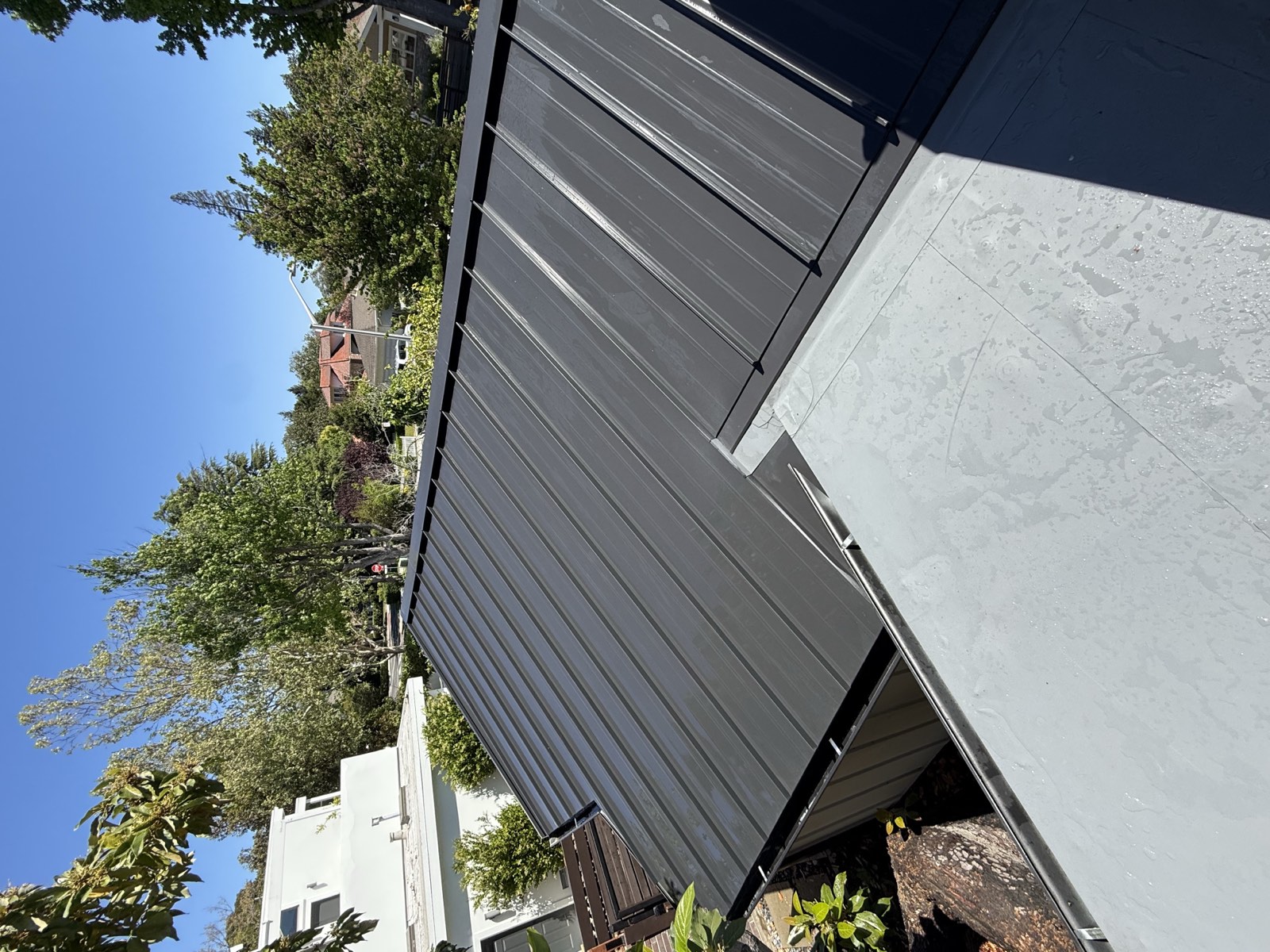 After — Menlo Park solar panels clean, no mineral spots or residue