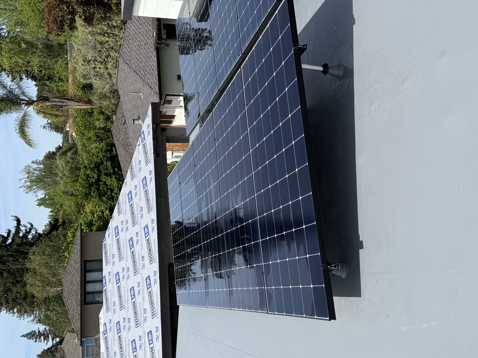 After — Menlo Park roof clean, lichen and moss removed by soft wash