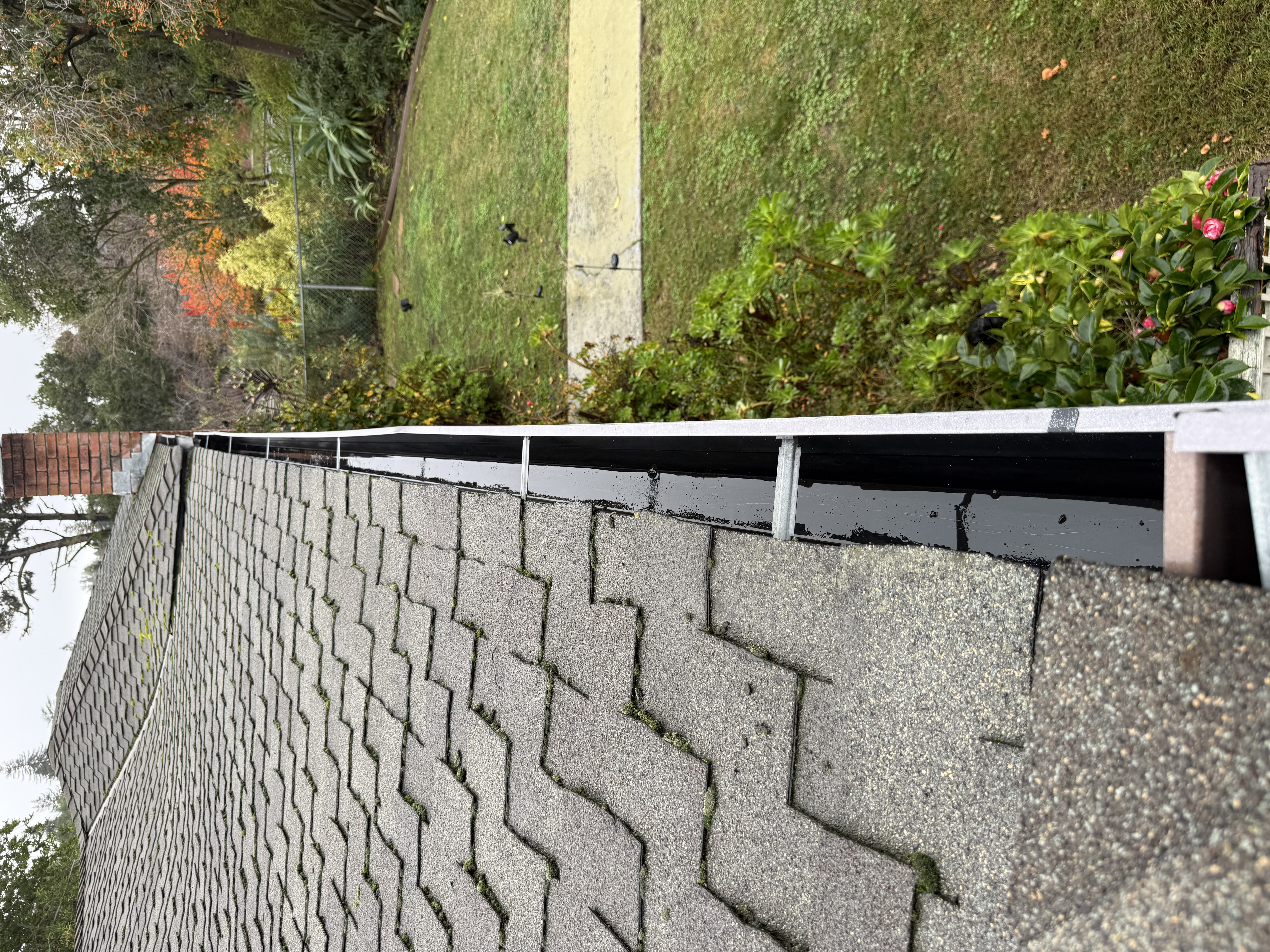 After — Oakland Hills roof surface debris removed, roof clean