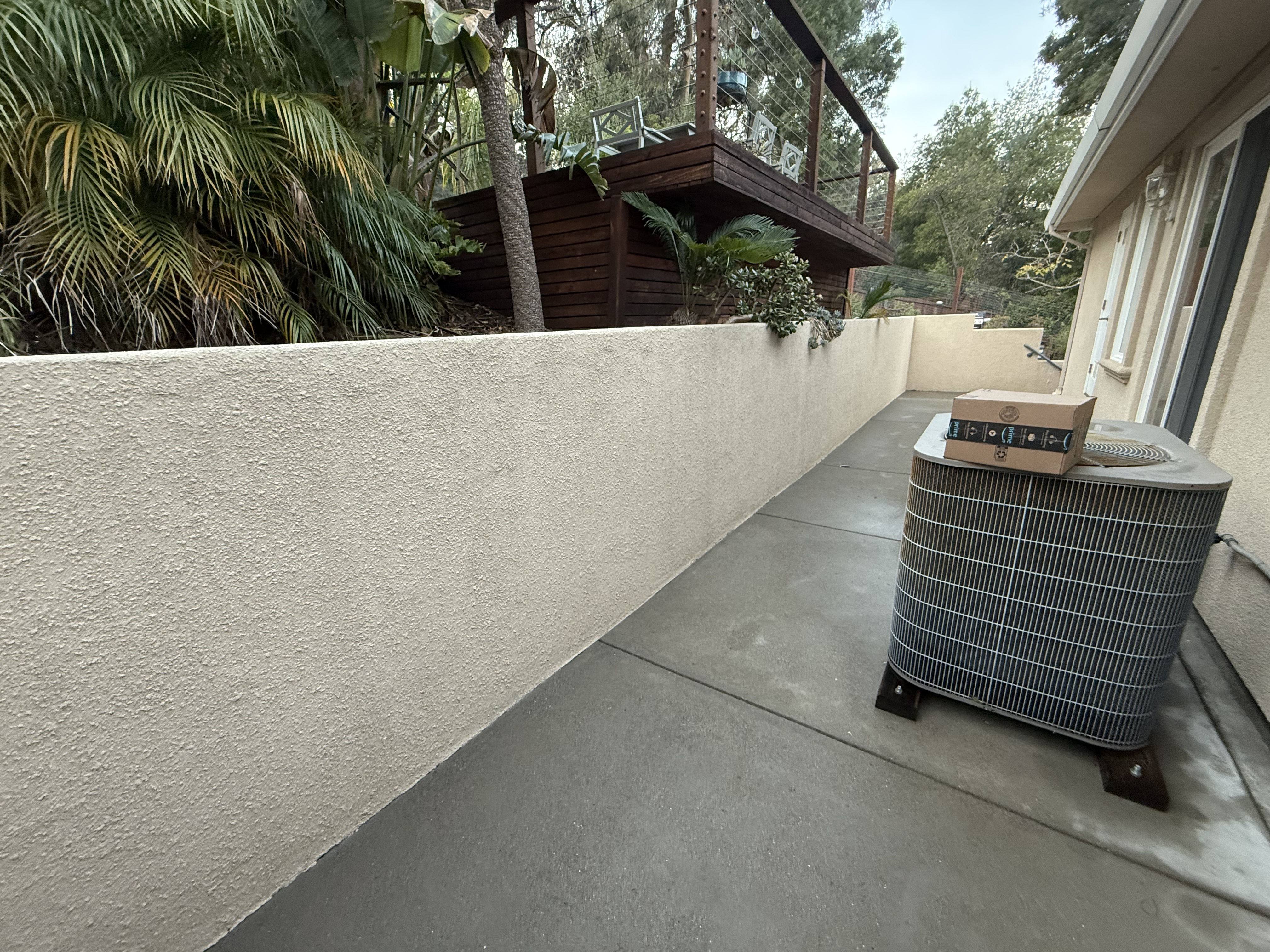 After — Oakland Hills house wash complete, wide view of clean exterior