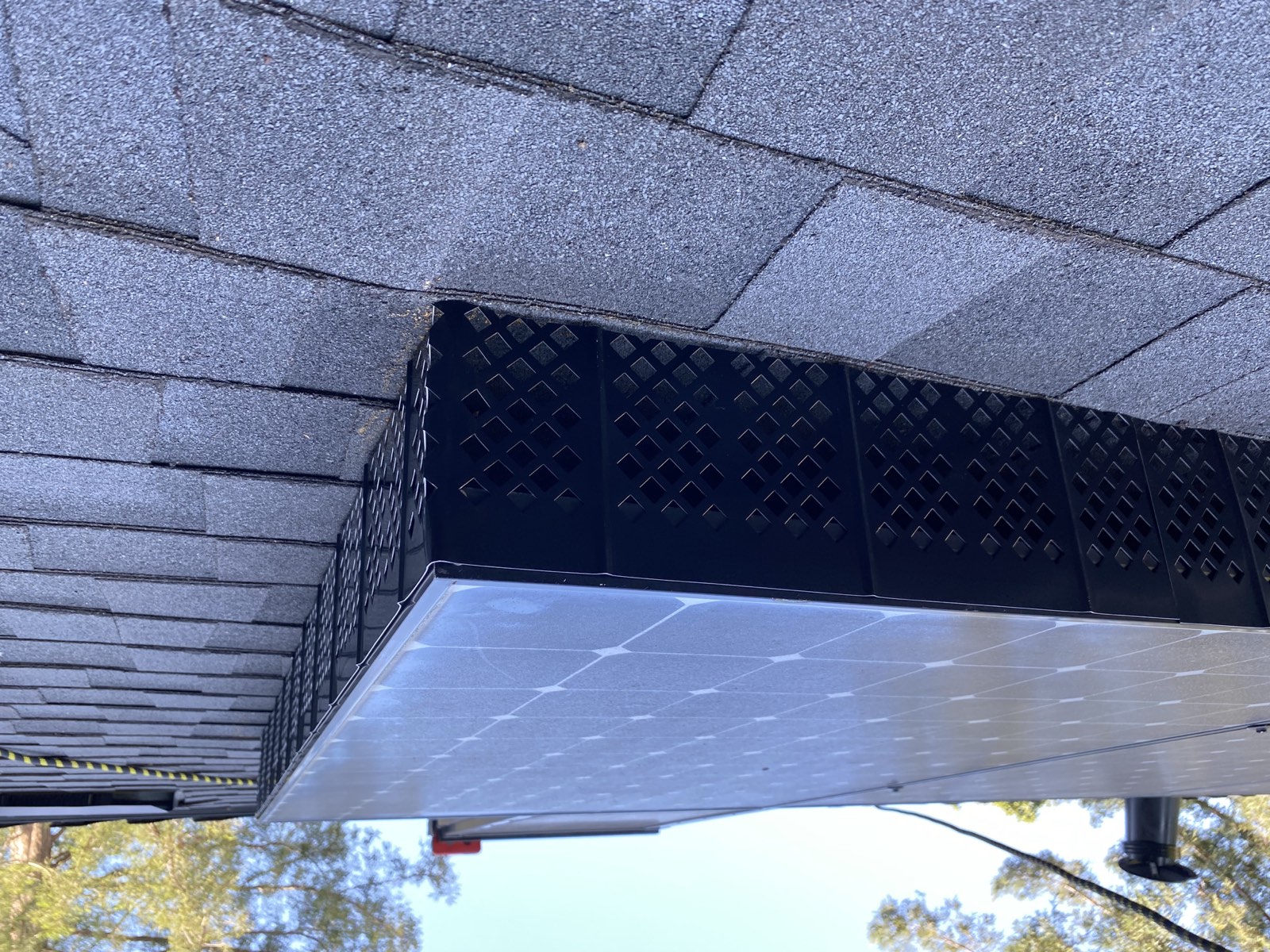 After — Palo Alto roofline sealed and pigeons excluded