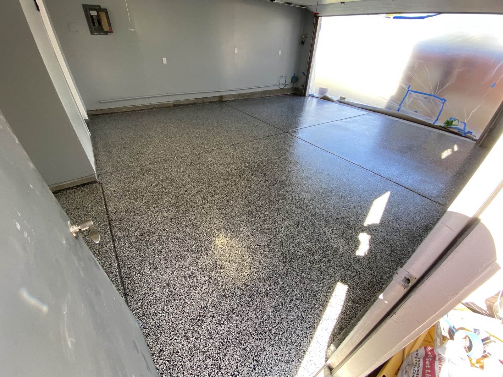 San Jose garage floor epoxy — seamless surface result