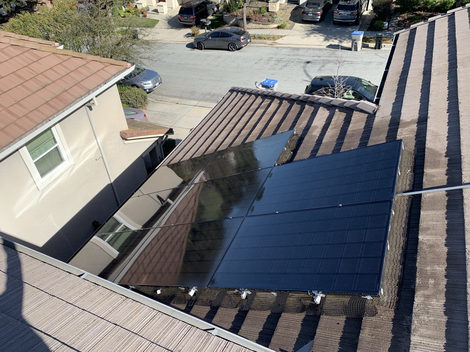 After — San Jose solar panel array restored, no spots or residue